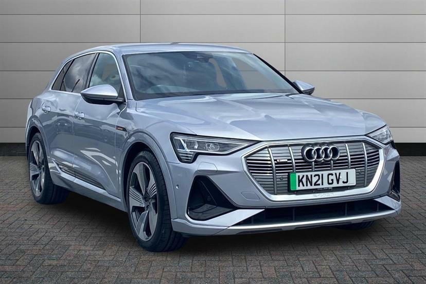 Audi E-tron 300Kw 55 Quattro 95Kwh S Line Cs Silver