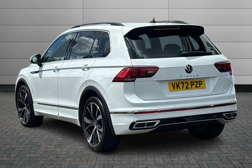 Volkswagen Tiguan 2.0 Tdi R-line Suv Dsg 150 Ps VK72PZP White #3