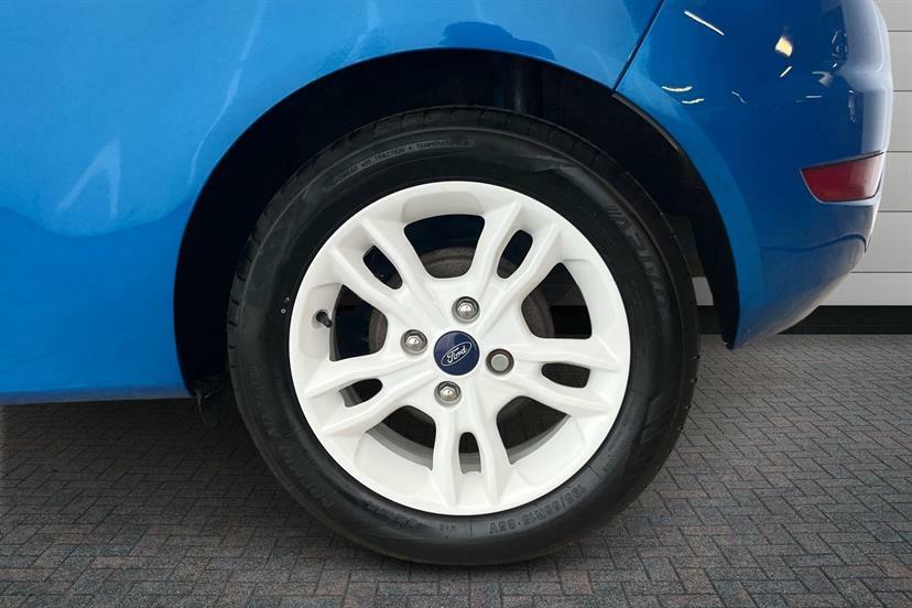Ford Fiesta 1.25 82 Zetec Blue SJ66ZJY Blue #5