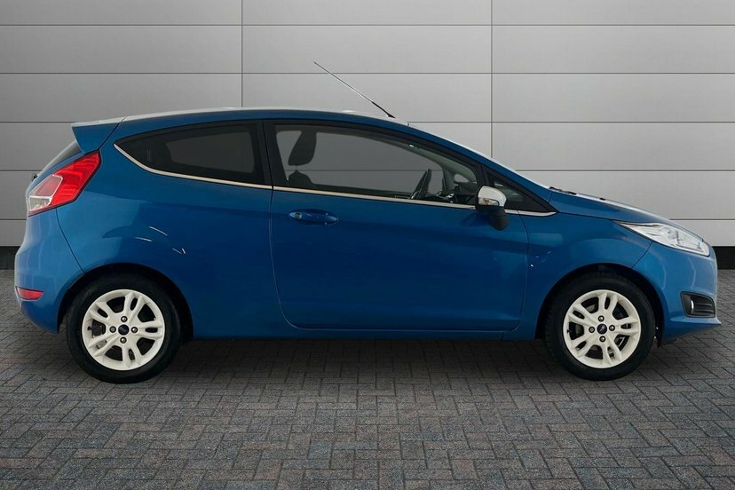 Ford Fiesta 1.25 Zetec Blue Edition SJ66ZJY Blue #4