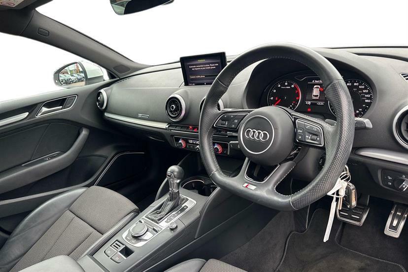Audi A3 1.5 Tfsi S Line S Tronic Tech Pack MA68OLW White #6