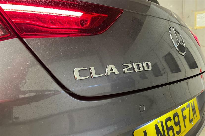 Mercedes-Benz CLA Class Coupe White #25