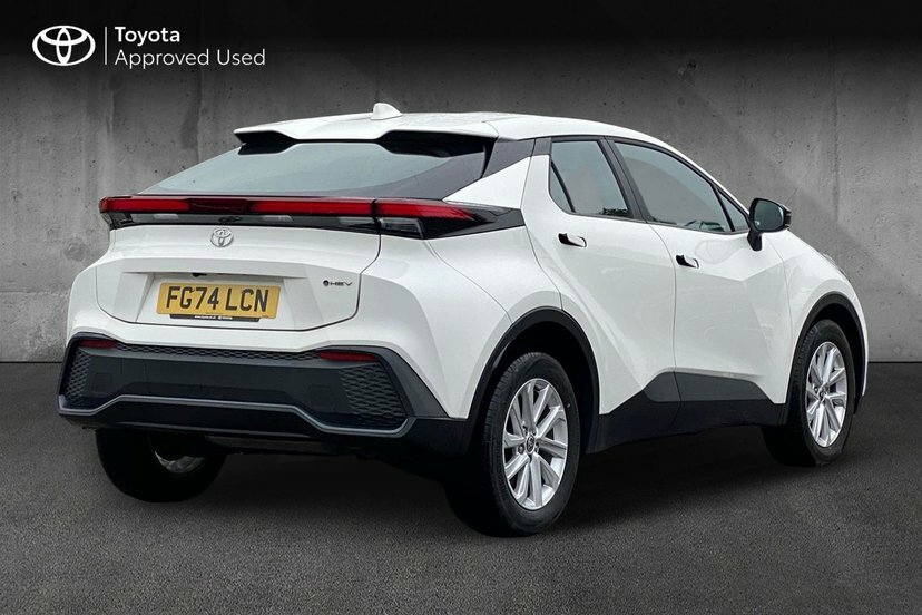 Toyota C-Hr 1.8 Vvt-h Icon Suv Hybrid Cvt 140 Ps FG74LCN White #2