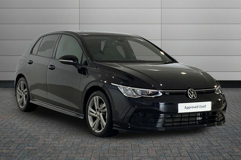 Volkswagen Golf 1.5 Etsi Mhev R-line Hatchback Hybrid D Black