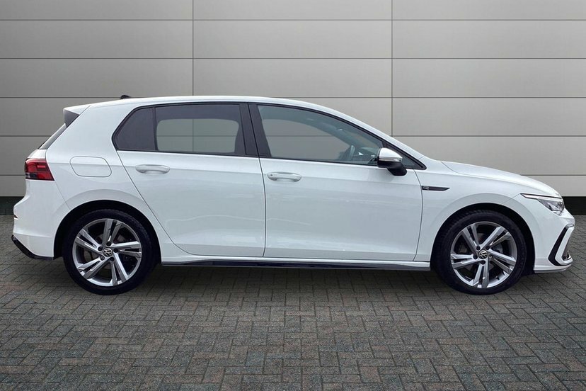 Volkswagen Golf 1.5 Etsi Mhev R-line Hatchback Hybrid D PJ24EPA White #4