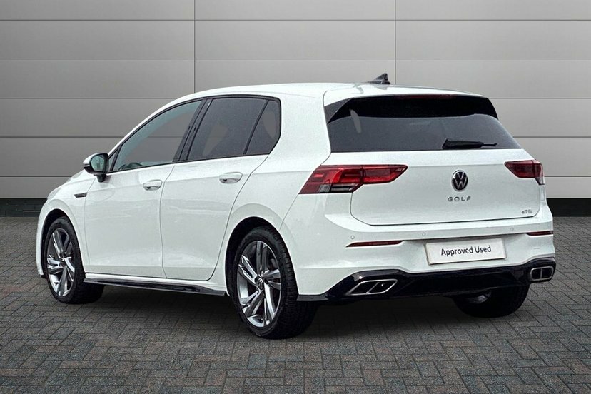 Volkswagen Golf 1.5 Etsi Mhev R-line Hatchback Hybrid D PJ24EPA White #3