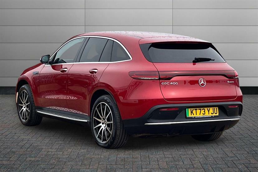 Mercedes-Benz EQC 400 300Kw Amg Line Edition 80Kwh Red #2