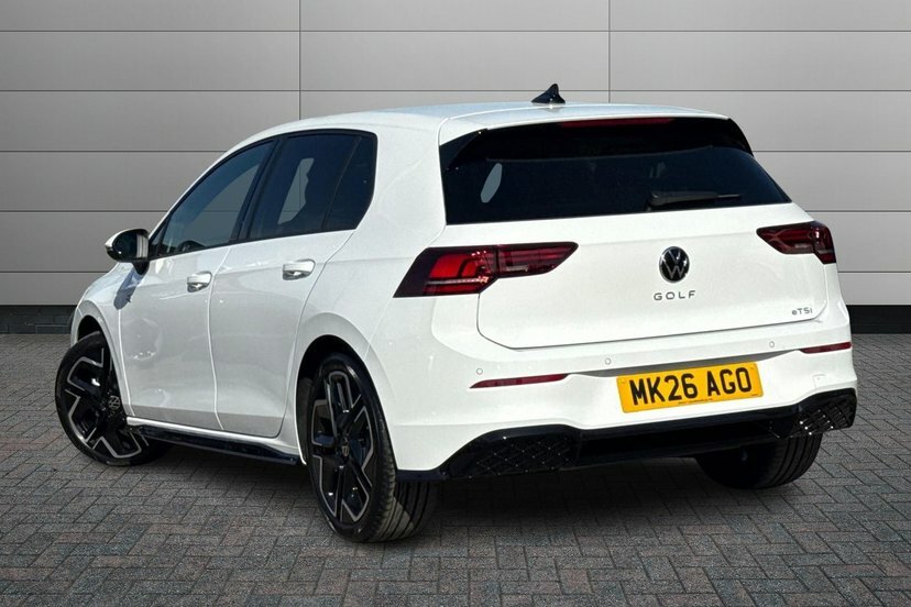 Volkswagen Golf 1.5 Etsi Mhev R-line Dsg MK26AGO White #3