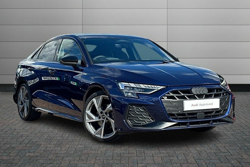 Audi A3 1.5 Tfsi 35 Black Edition Saloon S Tron Blue