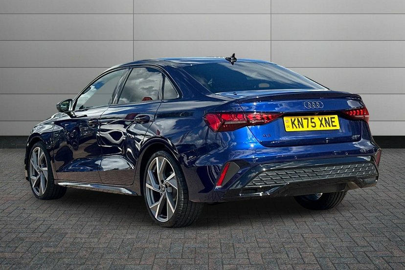Audi A3 1.5 Tfsi 35 Black Edition Saloon S Tron KN75XNE Blue #3
