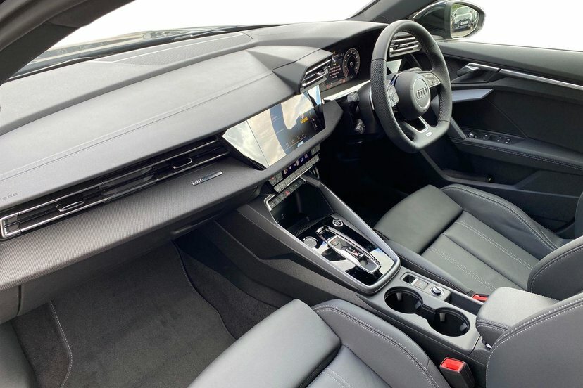 Audi A3 1.5 Tfsi 35 Black Edition Saloon S Tron DE26EJO Black #2