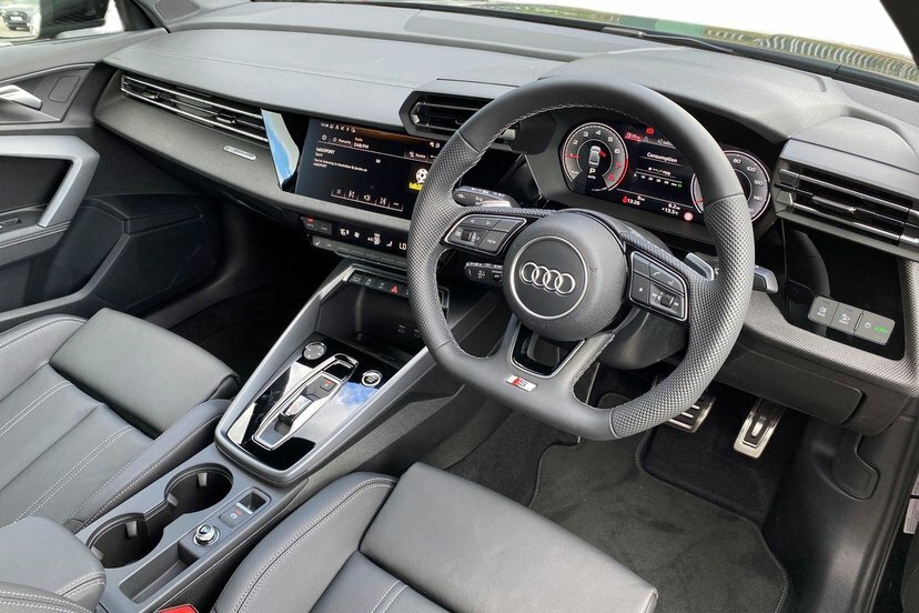 Audi A3 1.5 Tfsi 35 Black Edition Saloon S Tron DE26EJO Black #6