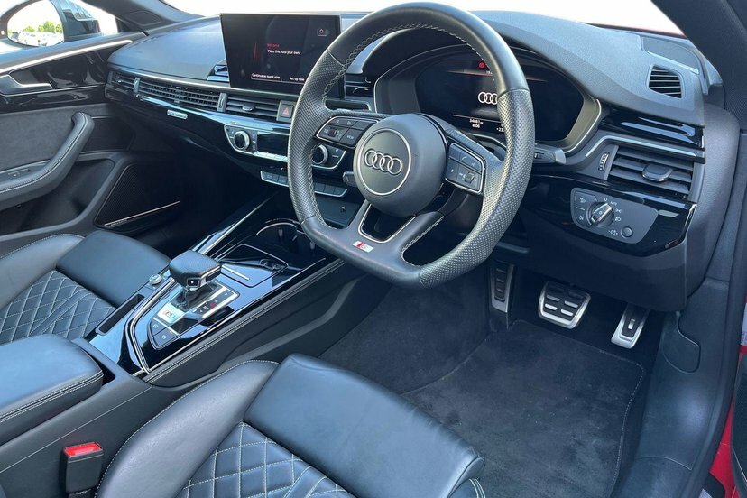 Audi S5 3.0 Tdi V6 Black Edition Coupe Tiptroni SM72XVY Red #6
