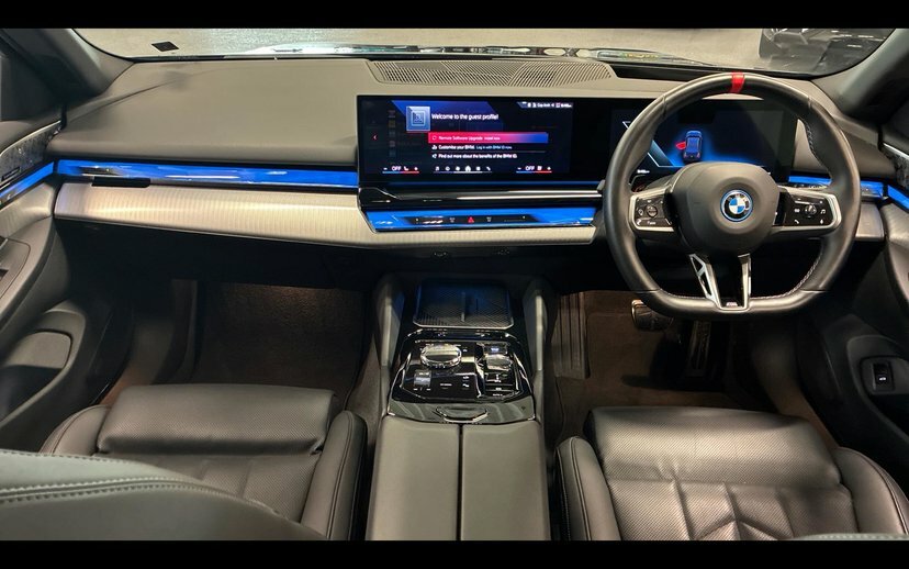 BMW i5 I5 M60 Saloon PJ24JXH Black #4