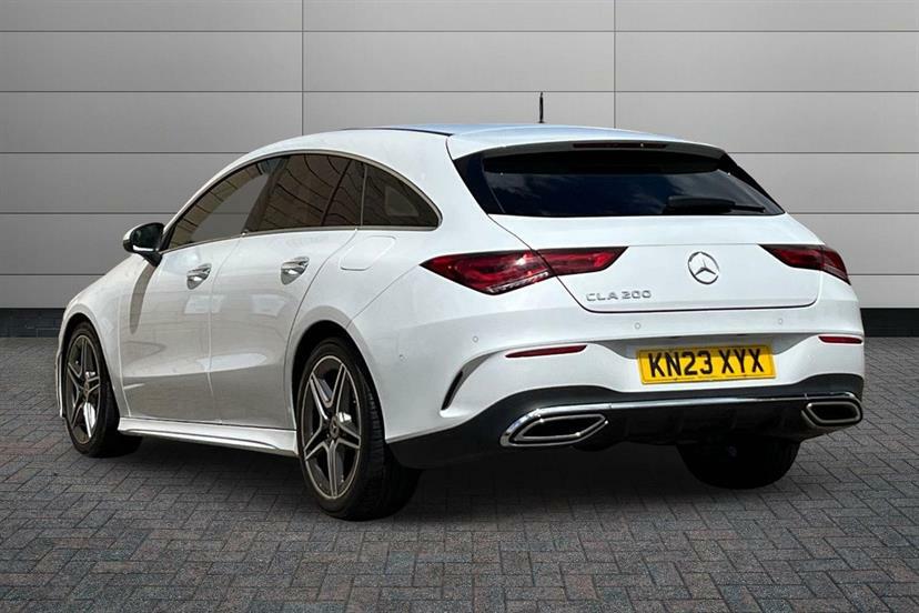 Mercedes-Benz CLA Class 200 Amg Line Premium Tip White #2