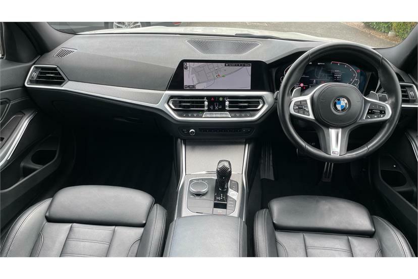 BMW 3 Series 330E M Sport White #4