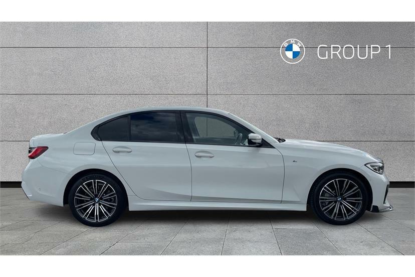 BMW 3 Series 330E M Sport White #3