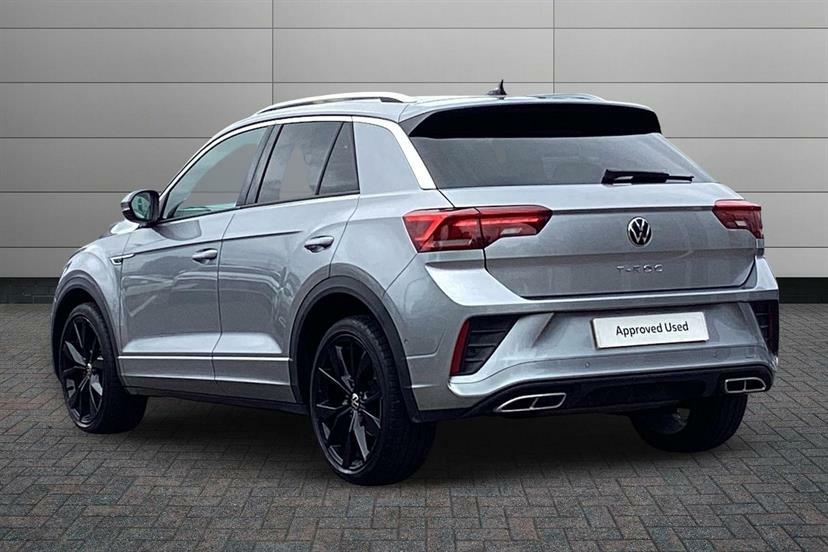 Volkswagen T-Roc 1.5 Tsi R-line Dsg Silver #2