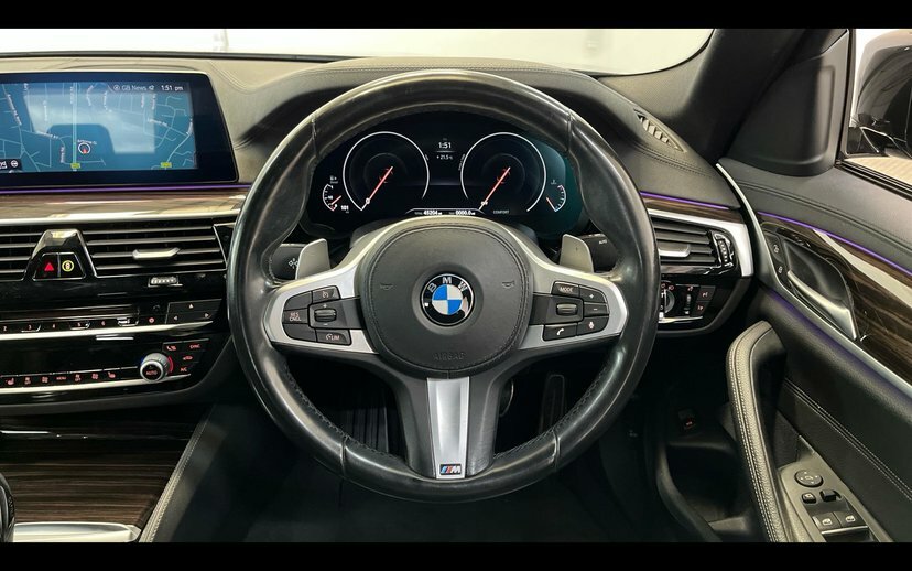BMW 5 Series 530D Xdrive M Sport Saloon Black #5