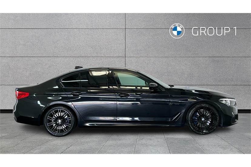 BMW 5 Series 530D Xdrive M Sport Black #3
