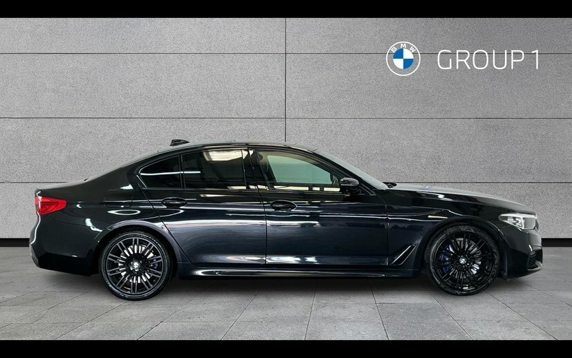 BMW 5 Series 530D Xdrive M Sport Saloon Black #3