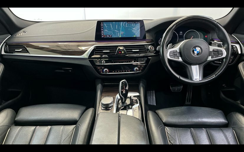 BMW 5 Series 530D Xdrive M Sport Saloon Black #4