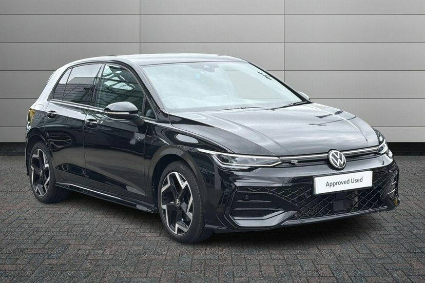 Volkswagen Golf 1.5 Etsi Mhev R-line Hatchback Hybrid D Black