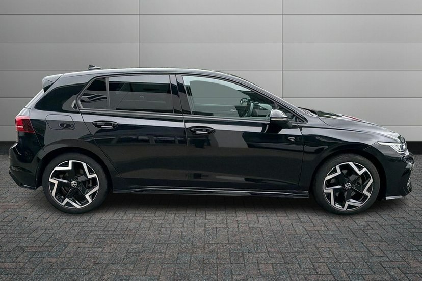 Volkswagen Golf 1.5 Etsi Mhev R-line Hatchback Hybrid D GL25FMU Black #4