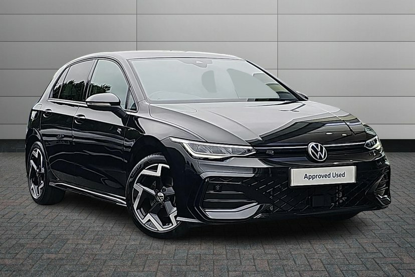 Volkswagen Golf 1.5 Etsi Mhev R-line Hatchback Hybrid D Black