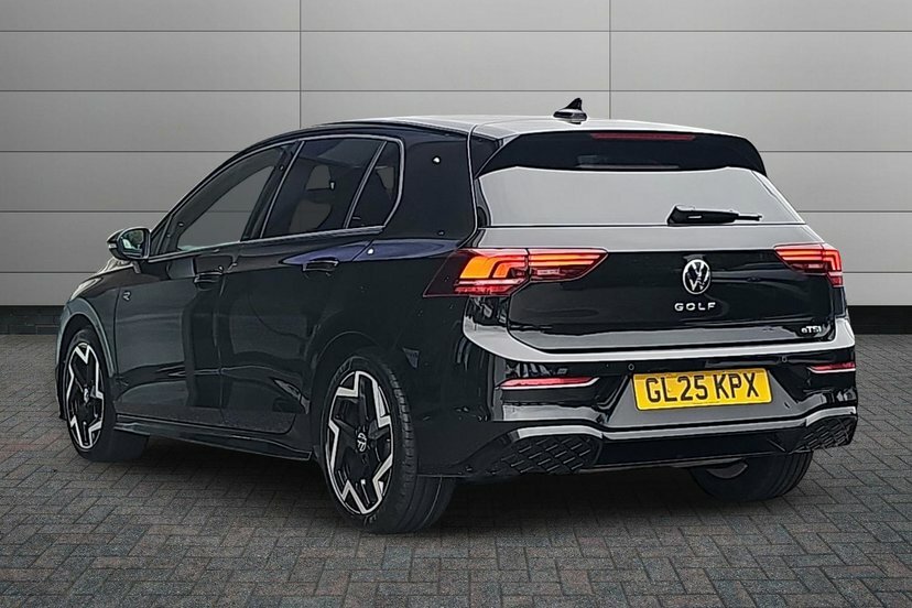 Volkswagen Golf 1.5 Etsi Mhev R-line Hatchback Hybrid D GL25KPX Black #3