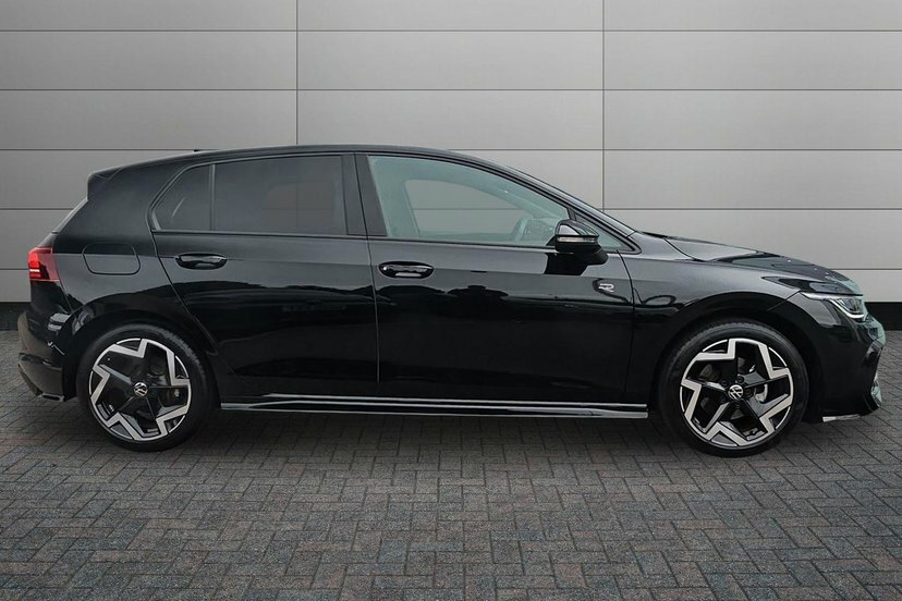 Volkswagen Golf 1.5 Etsi Mhev R-line Hatchback Hybrid D GL25KPX Black #4