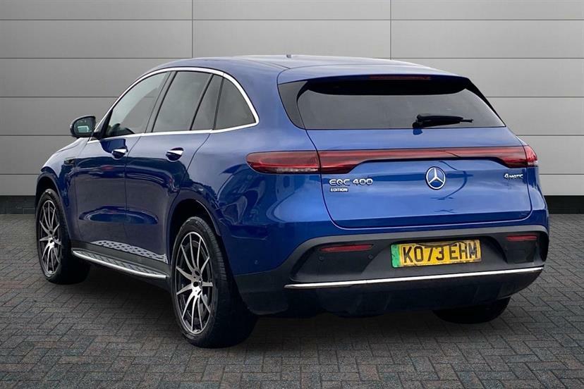 Mercedes-Benz EQC 400 300Kw Amg Line Edition 80Kwh Blue #2
