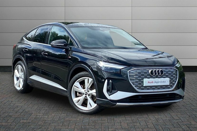 Audi Q4 E Tron 40 S Line Sportback 82Kwh 204 P Black
