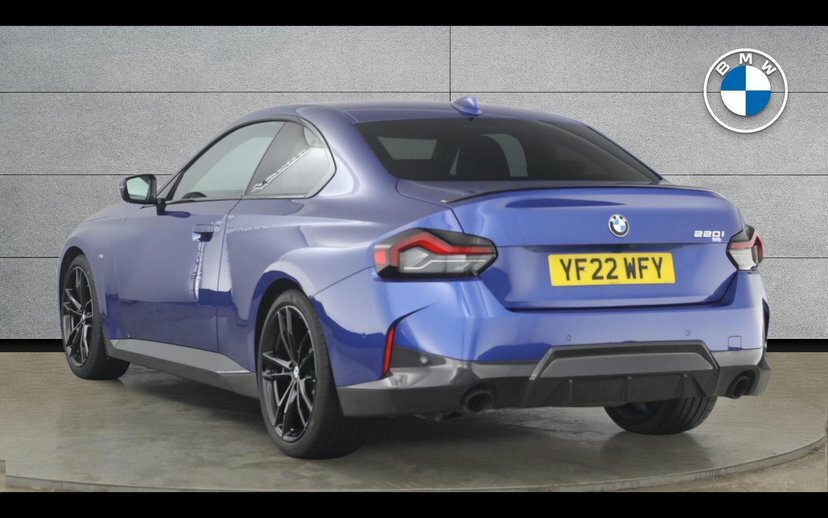 BMW 2 Series Gran Coupe 220I M Sport Coupe YF22WFY Blue #2