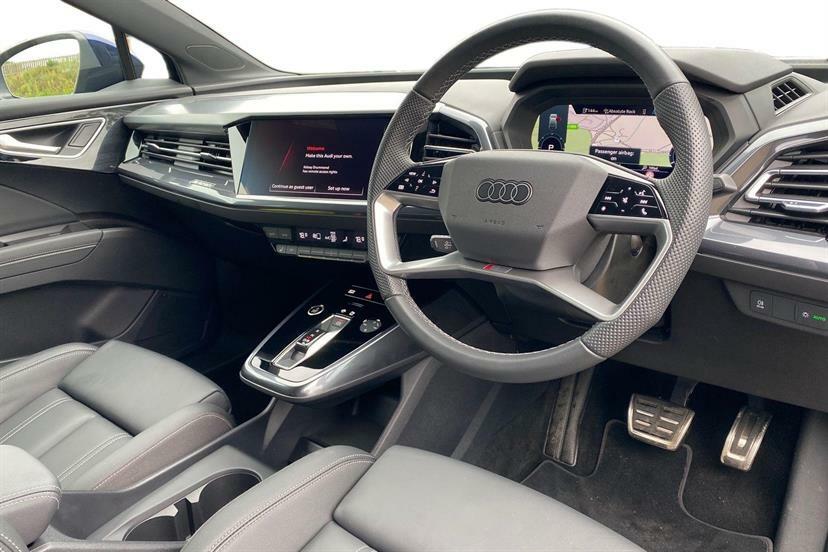 Audi Q4 E Tron 210Kw 45 82Kwh S Line Leather Blue #6