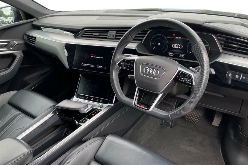 Audi E-tron 300Kw 55 Quattro 95Kwh Black Edition Blue #5