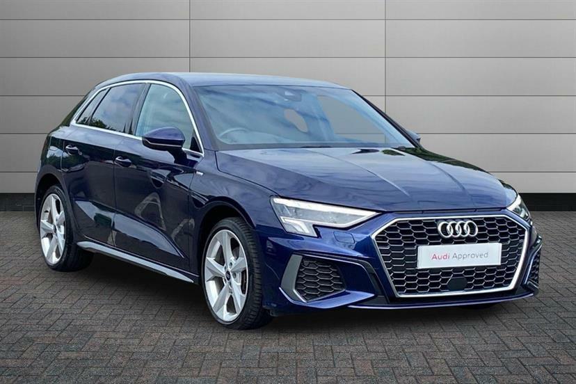 Audi A3 40 Tfsi E S Line S Tronic WP21GPZ Blue