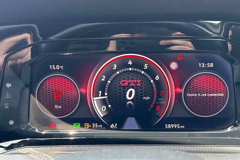 Volkswagen Golf 2.0 Tsi Gti Dsg White #6