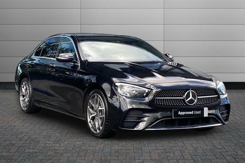 Mercedes-Benz E Class E220d 200 Amg Line Premium 9G-tronic Black