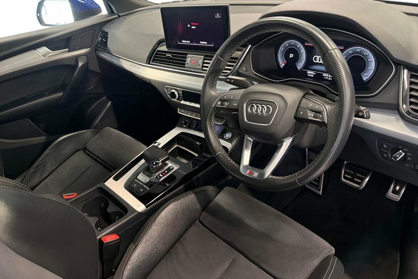 Audi Q5 2.0 Tfsi 45 S Line Sportback S Tronic Q KY72NJX Blue #6