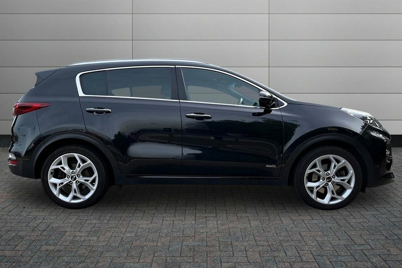 Kia Sportage 1.6 Crdi Mhev Gt-line S Suv Hybrid Dct GV21KHR Black #4