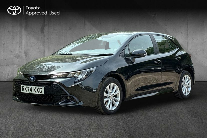 Toyota Corolla 1.8 Vvt-h Icon Hatchback Hybrid Cvt 14 RK74KXG Black #3