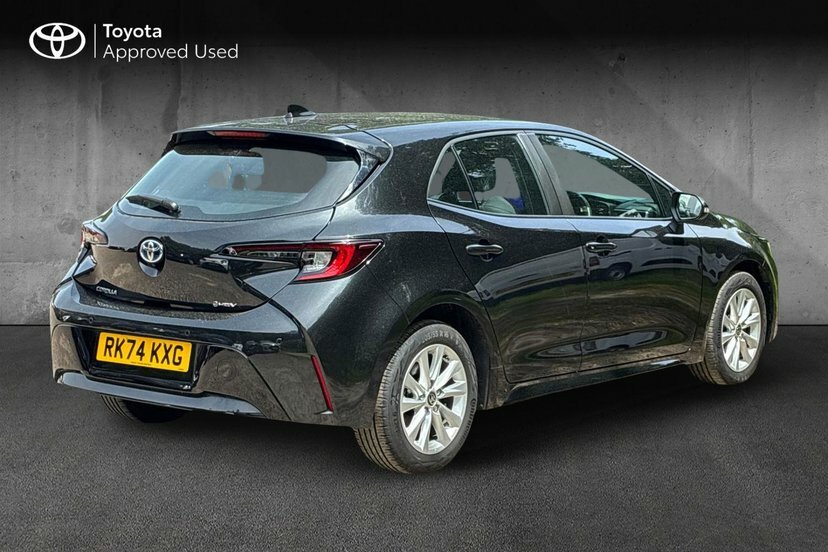 Toyota Corolla 1.8 Vvt-h Icon Hatchback Hybrid Cvt 14 RK74KXG Black #2