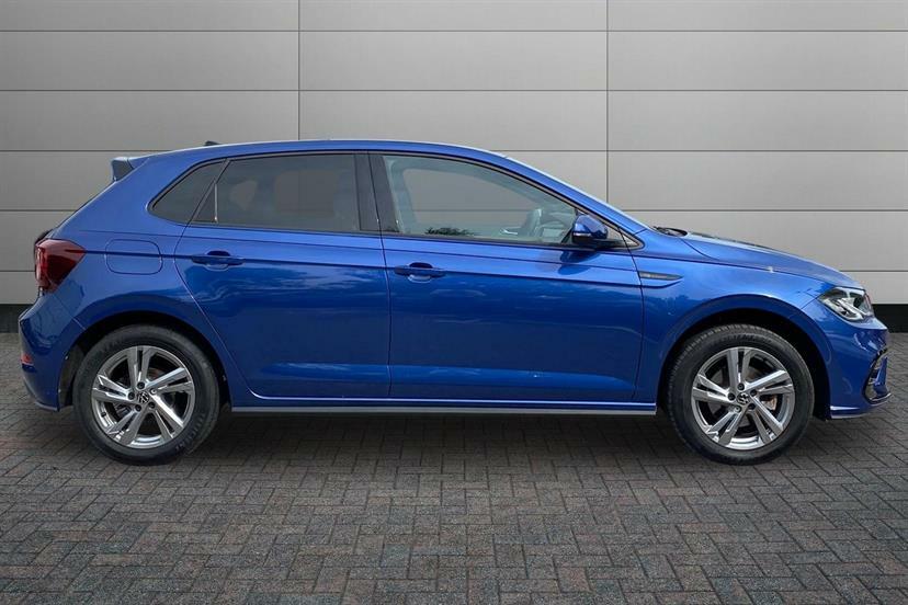 Volkswagen Polo 1.0 Tsi 115 R-line Dsg Blue #4