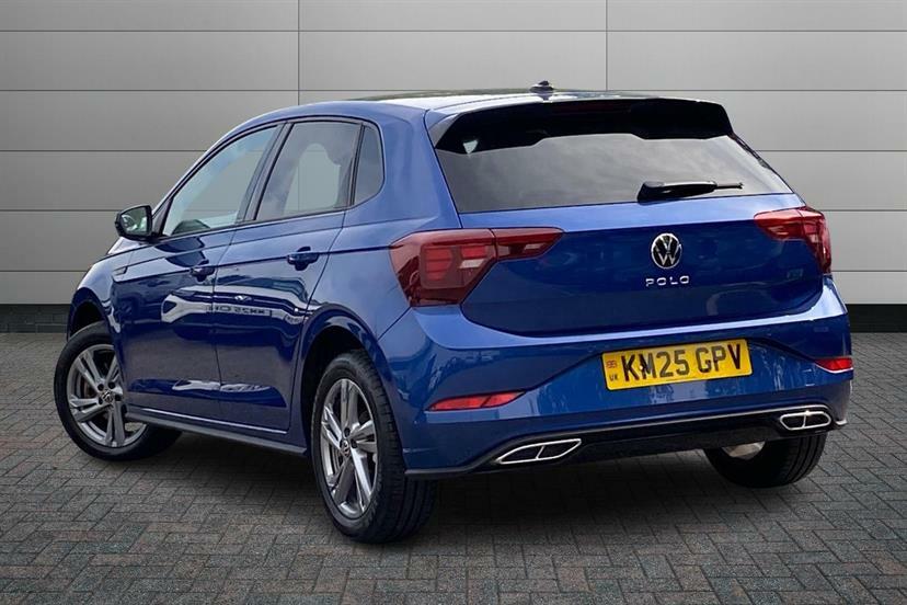 Volkswagen Polo 1.0 Tsi 115 R-line Dsg Blue #3