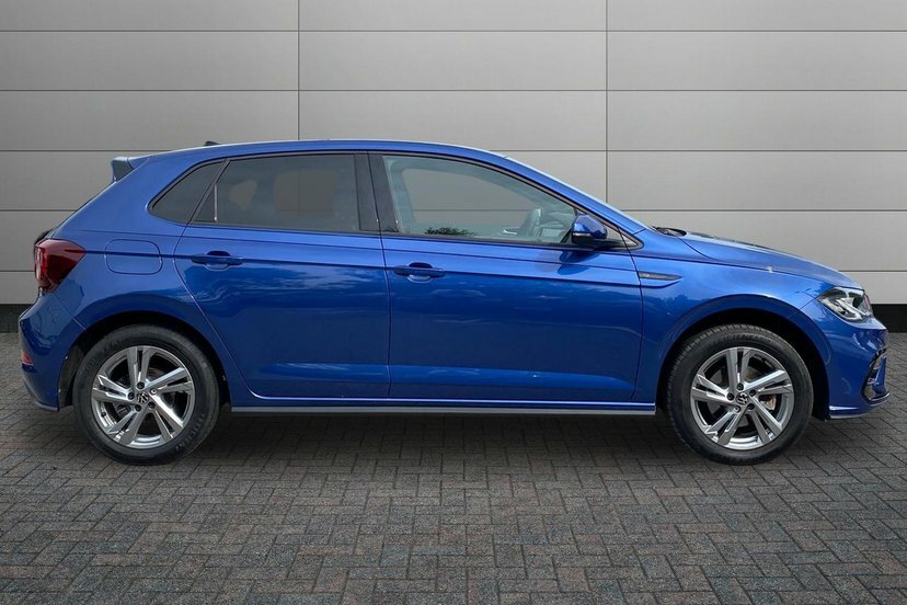 Volkswagen Polo 1.0 Tsi R-line Hatchback Dsg 115 Ps KM25GPV Blue #4
