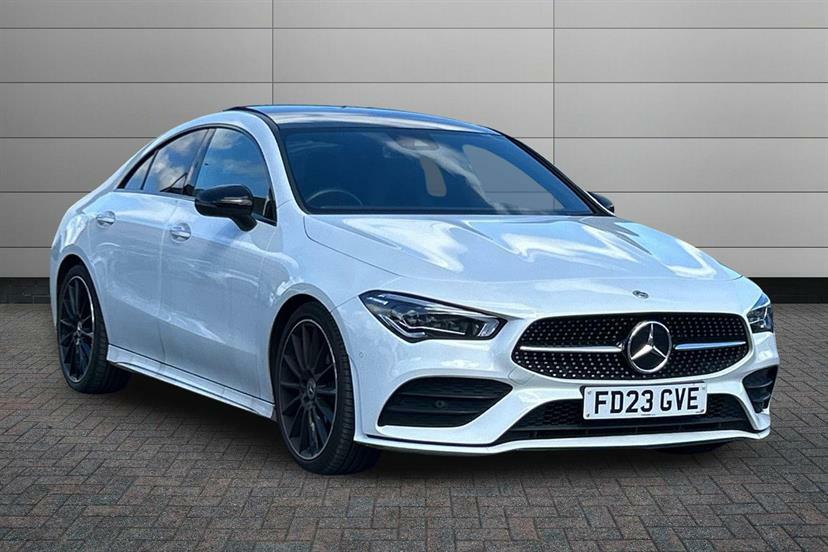 Mercedes-Benz CLA Class 180 Amg Line Premium Night Ed Tip White