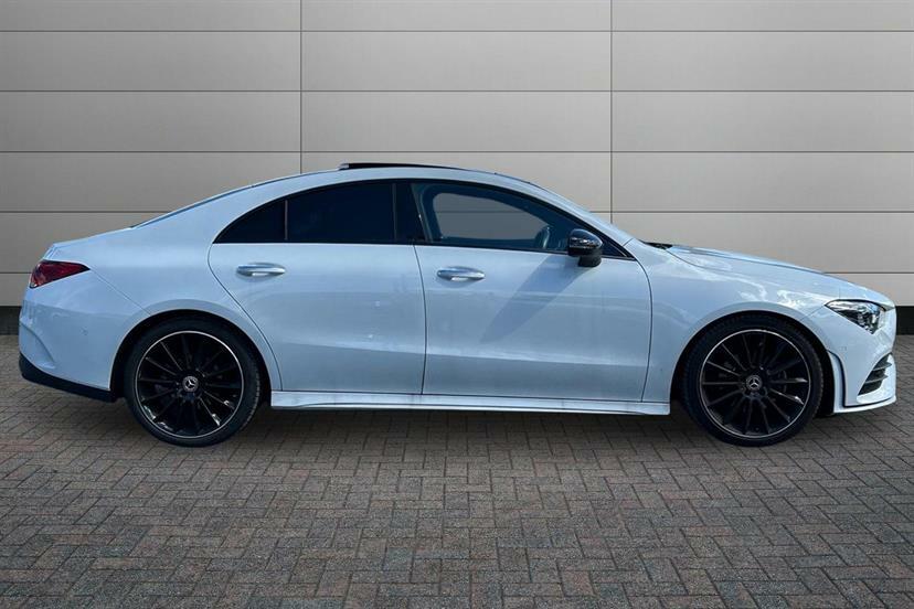 Mercedes-Benz CLA Class 180 Amg Line Premium Night Ed Tip White #3
