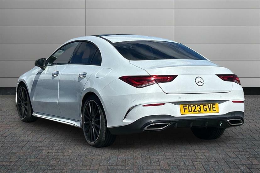 Mercedes-Benz CLA Class 180 Amg Line Premium Night Ed Tip White #2