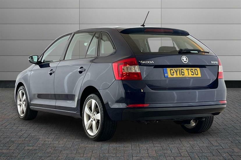 Skoda Rapid Spaceback 1.2 Tsi 90 Se Tech Blue #3
